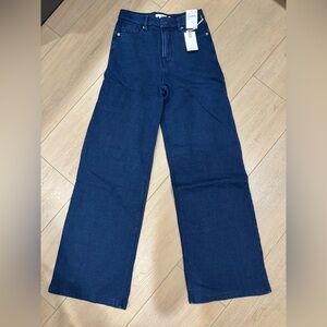 Good American women’s jeanius wide leg